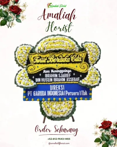 Papan Bunga Duka di Sirnaresmi